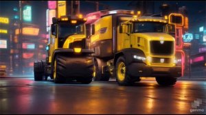 Синий трактор на стероидах!