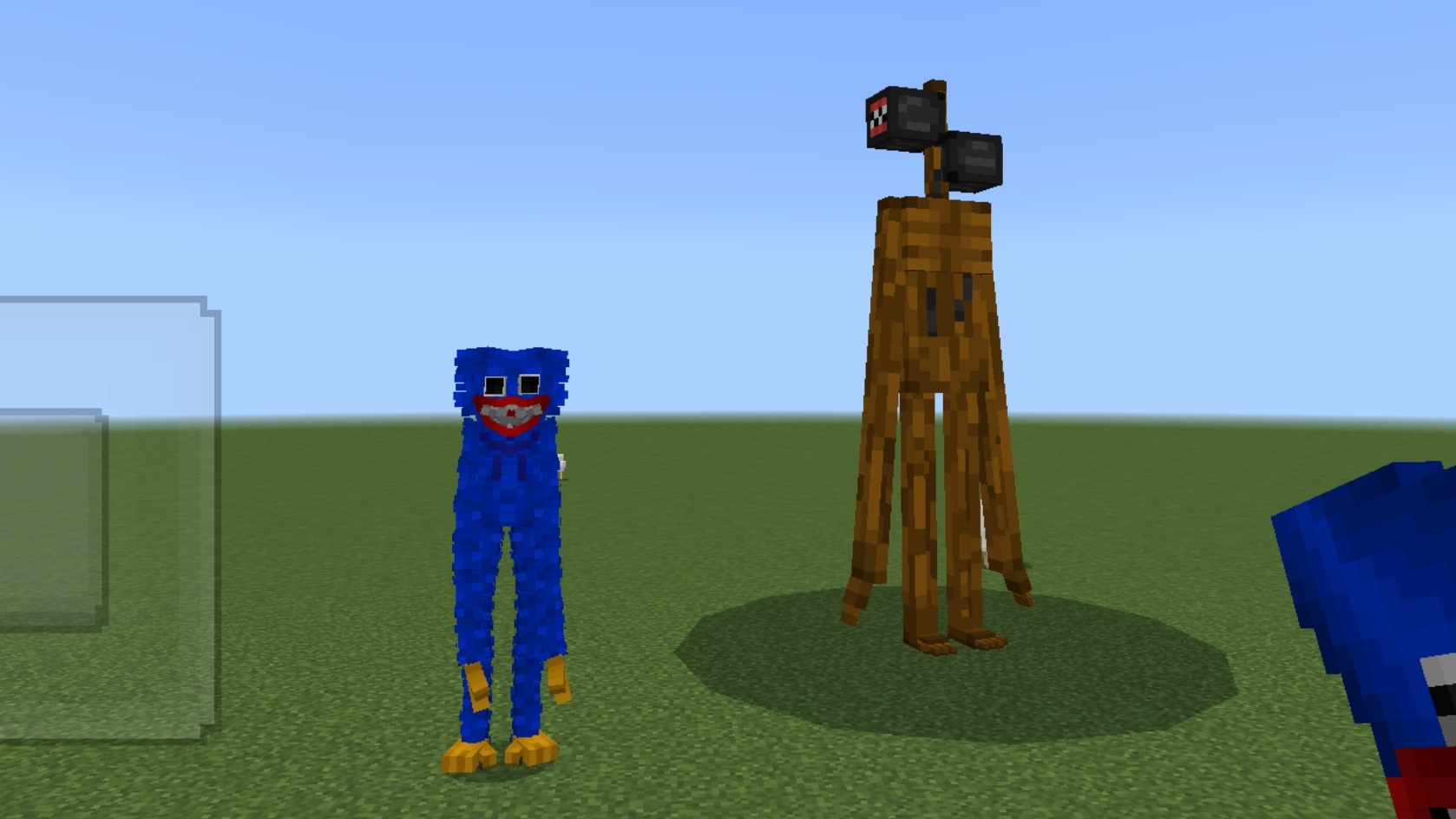 Майнкрафт, сиреноголовый и хаги ваги против снежных големов мутантов. смотреть онлайн