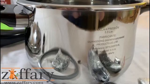 Olla Express Acero Quirurgico T304 Swisshome 5 Litros