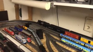 Bachmann "NYC" 2-8-2 "Mikado" USRA Light Steam Loco pulling IHC "NYC" Streamline Passenger Train