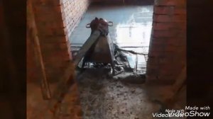 Стяжка пола в доме.