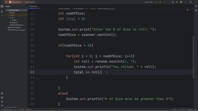 Lets code a Java DICE ROLLER program _30