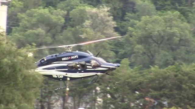 Helico Bell 429 HB-ZAP - Sion airport - Switzerland - 10.06.2016 смотреть онлайн