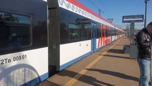 "Новая маска"! Электропоезд ЭГ2ТВ-008 "Иволга" с обновленой маской!