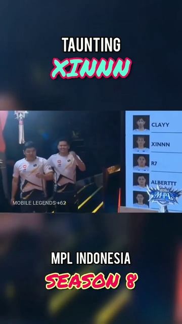 THROWBACK TAUNTING RRQ Xinnn di MPL season 8 😂 #mobilelegends #mlbb #mlbbcreatorcamp