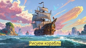 Маленькие художники: Рисуем корабль - Детский образовательный мультфильм