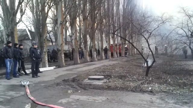 Пожар в Курахово (3) 26.03.2013 смотреть онлайн