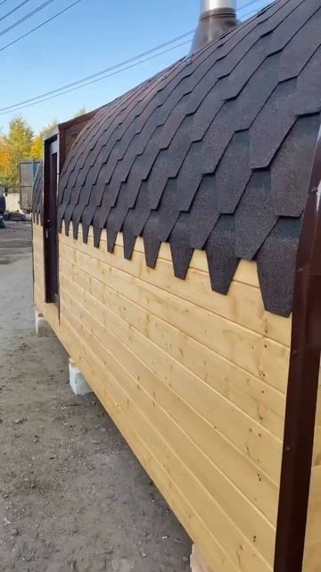 Готовые мобильные бани Лукоморье от СПБбани #банябочка