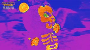 Neon Rainbow "Halloween" 🌈🐻🎃 - Gummy Bear Show MANIA