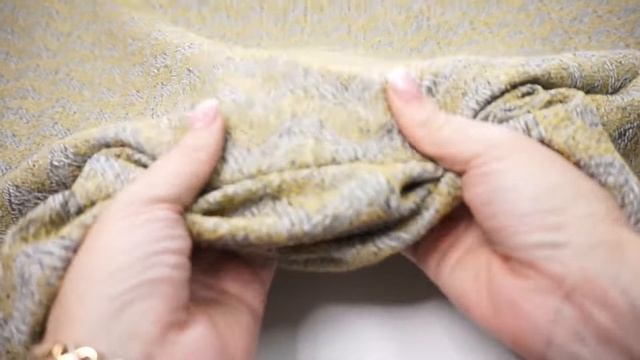 Жаккард желто-серый М1342 смотреть онлайн