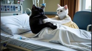 Белая кошка черный кот 4 серия