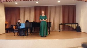 Плотникова К. 2 курс, КузКИ, Русская народная песня, обр.Э. Мартынова "Помню, я ещё молодушкой была