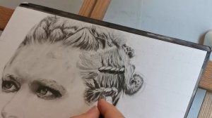 Lagertha Vikings portrait Drawing