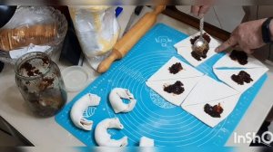 Круасаны из слоёного теста