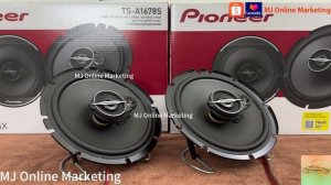 Pioneer TS-A1678S 6.5 inch 3Way Coaxial Speaker Sound Test * Bass Boosted + Sound Clarity Test *