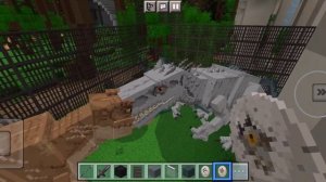 Индоминус Рекс и тираннозавр борятся