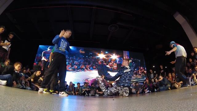 Tonsky & Slava vs Smack | Breaking 2x2 | 1:4 | COMBONATION 7 | 2015 - #bboy #bgirl #breakdance