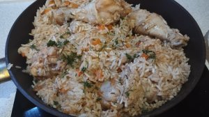 Рис с курицей, вкусно и просто!