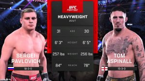 Сергей Павлович vs. Том Аспиналл