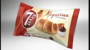 Реклама 7Days: Купите 3 круассана 7Days и получите один в подарок