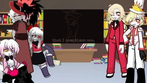 Hazbin Hotel react to "I am Hungry" animatic | Alastor angst