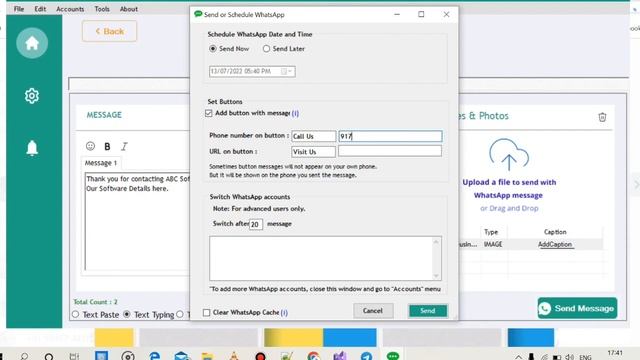 Button WhatsApp Desktop Software Latest 2022