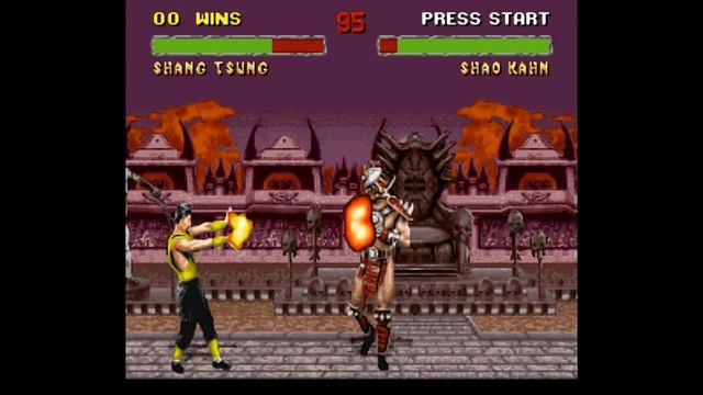 Mortal Kombat 2 [SNES] - All Endings & Finishing Moves