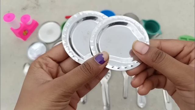 Diy unboxing Amazing mini steel kitchen set @mini clay