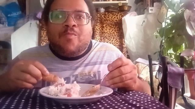 #Мукбанг. Салат из морепродуктов. #Mukbang. Seafood salad.