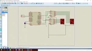 RTC&SPI project with shift register 74HC595_with Avr atmega32 and seven segment in Proteus.