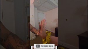 Tall amazon giant women vs short tiny female friend hand comparison