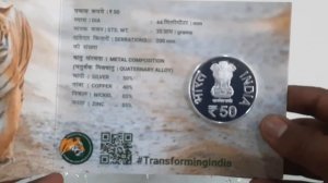 50 Years of Project Tiger ₹50 Coin Die-Varieties