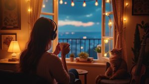 Lo-Fi музыка для учебы и работы, для дождя и вечернего успокоения