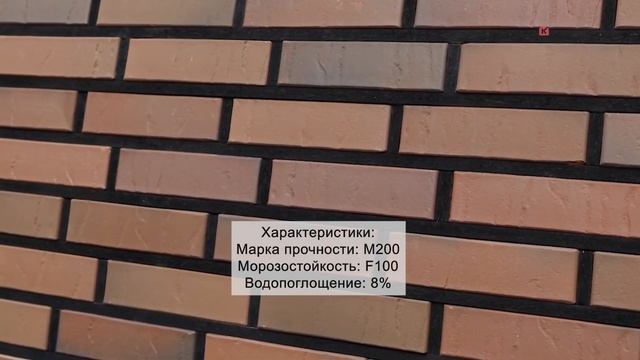 Облицовочный кирпич Эльтон Флэш VOLGABRICK. Артикул на сайте kirpich.ru 23203 #стройка #кирпичныйдо