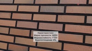 Облицовочный кирпич Эльтон Флэш VOLGABRICK. Артикул на сайте kirpich.ru 23203 #стройка #кирпичныйдо