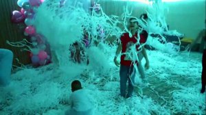 Бумажная дискотека в лофте Королевство праздников в Химках