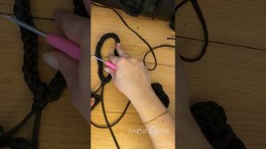 Подвес для сумки из шнура🖤🐻 Видеоурок😍