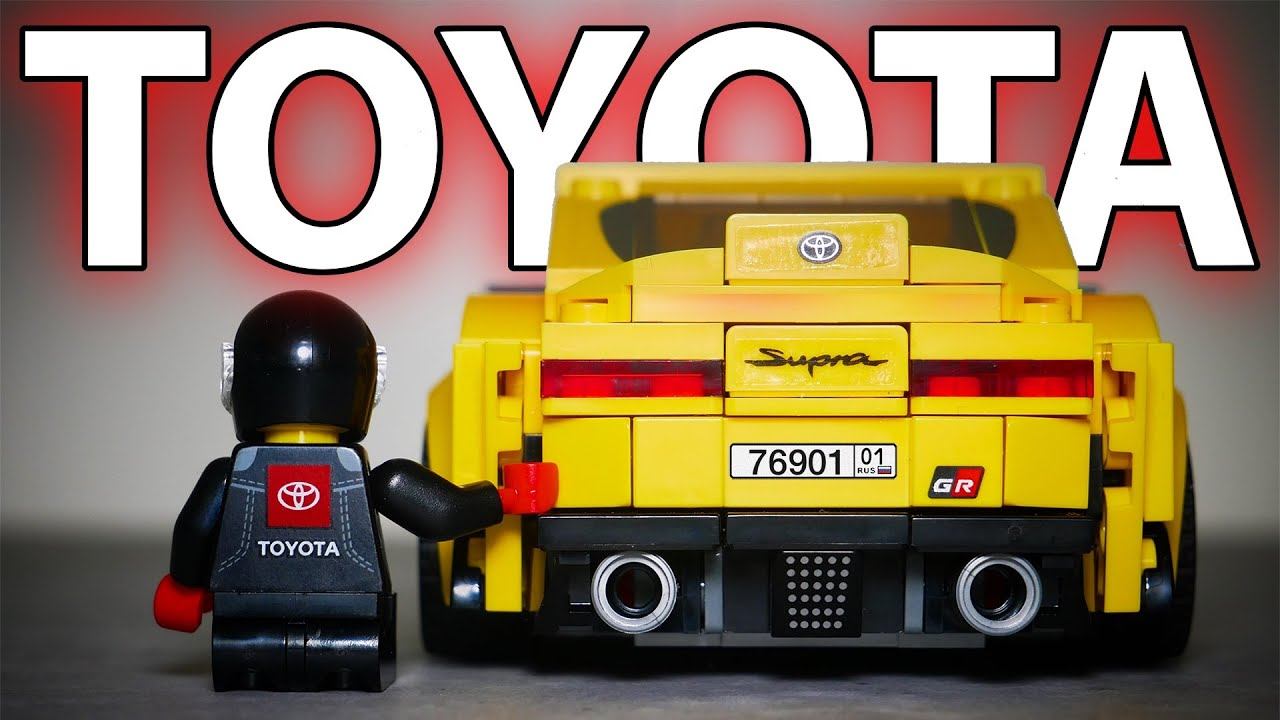 Обзор LEGO 76901 Toyota GR Supra Speed Champions смотреть онлайн