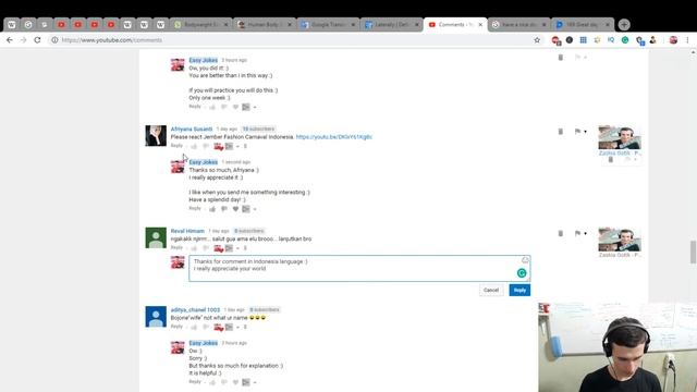 I am Replying to YouTube comments and Learning new words | Devotion, Terrific, Splendid | #EJEng 78