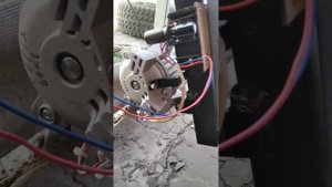 Гравитационный генератор из деталей от стиральных машин.