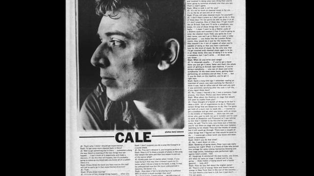 JOHN CALE + OCTOBER 1 1984 + ERLANGEN