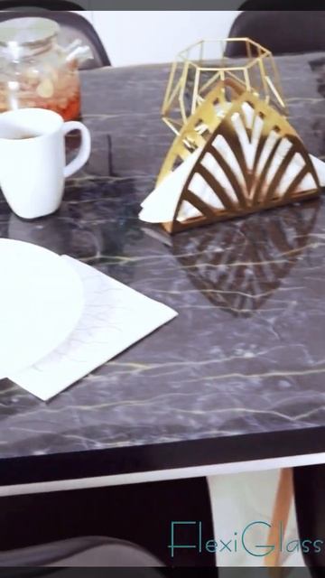 Скатерть на стол гибкое стекло Чёрный мрамор смотреть онлайн