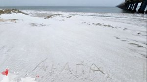 Пляжи Анапы сегодня покрылись снегом. ❄