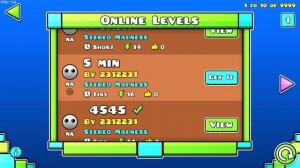 Geometry Dash Смотрю свои уровни и Димона