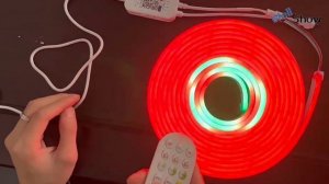 RGBW Silicone Neon Strip Light 12V Color Changeable With Controller