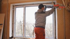 Монтаж трёхстворчатого окна из профиля REHAU GENEO г Тирасполь