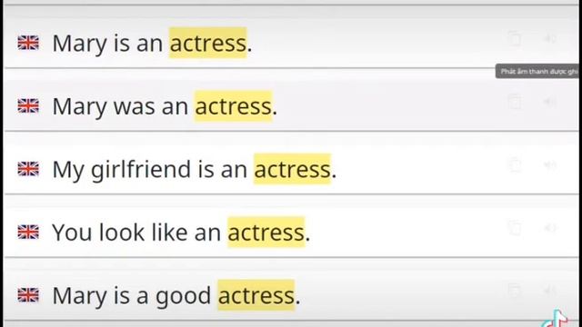 actress - english speaking daily use vocabulary смотреть онлайн