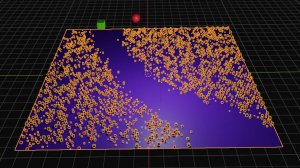 Распределение коллекции объектов по поверхности с помощью частиц. блендер 3д