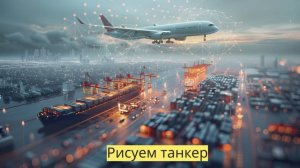 Маленькие художники: Рисуем танкер - Детский образовательный мультфильм