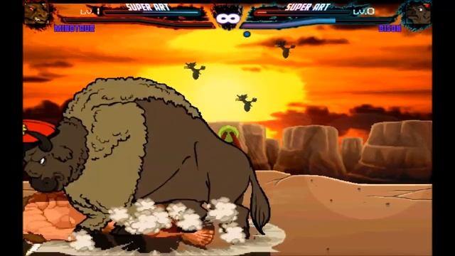 Mugen : Minotaur Vs Bison (Request) смотреть онлайн